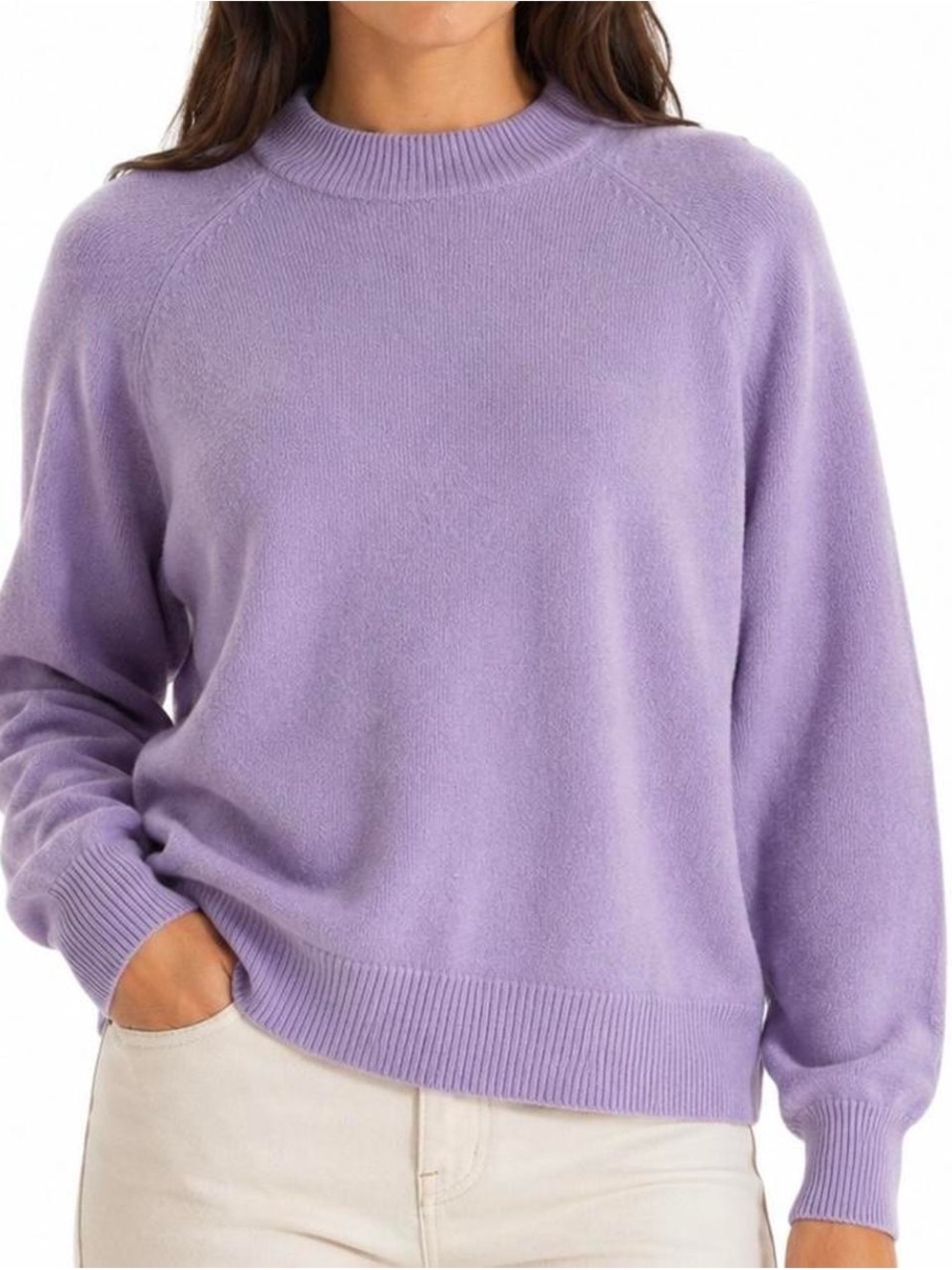 Vince Camuto Lilac Crewneck Sweater